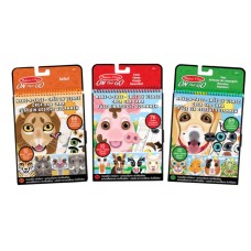 Melissa & Doug Make-A-Face Assorted Reusable Sticker Pad