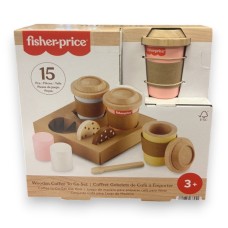 Fisher-Price  Wooden Coffee To Go Play Set