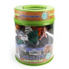Wild Life Animal Playset Tub w/22pcs