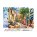 Paris Alley - Paint By Number Framed  Canvas Kit 