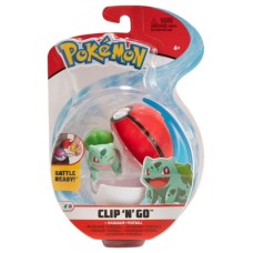 Pokemon - Clip 'N' Go - Bulbasaur & Poke Ball