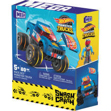 MEGA BLOKS HOT WHEELS SMASH & CRASH RACE ACE MONSTER TRUCK