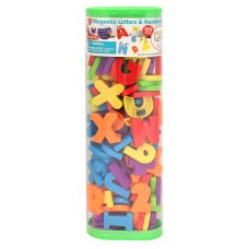 MAGNETIC LETTERS & NUMBERS - 120 PCS