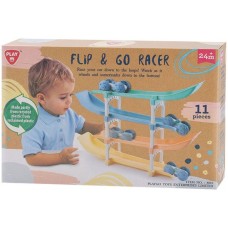 RECYCLED MATERIAL - FLIP & GO RACER - 11 PCS