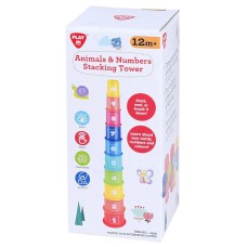 ANIMALS & NUMBERS STACKING TOWER - 10 PCS