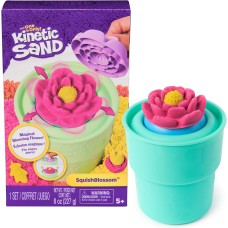 Kinetic Sand, SquishBlossom Blooming Flower with 8oz Neon Yellow & Pink Play Sand Kinetic Sand, SquishBlossom Blooming Flower with 8oz Neon Yellow & Pink Play Sand