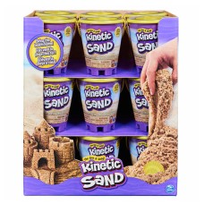 Kinetic Sand, 6.5oz Mini Beach Pail Container in CDU Kinetic Sand, 6.5oz Mini Beach Pail Container in CDU