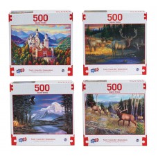 Alpine Vistas - Deluxe Artistic 500 pcs Puzzle Collection