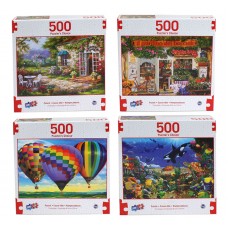 Puzzlers Choice - Deluxe Artistic 500 pcs Puzzle Collection