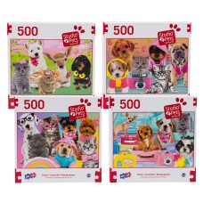 500 PIECE STUDIO PETS DELUXE PUZZLE ASSORTED