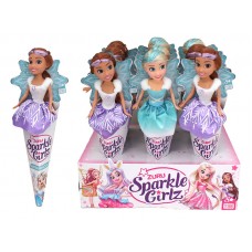 SPARKLE GIRLZ - 10.5" Winter Princess Doll Cone PDQ